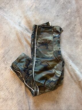 Sanctuary Camouflage Jogger Pants with Side Stripe
